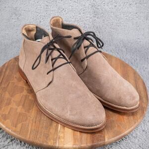 J Shoes Men Monarch Plus Brown Suede Desert Ankle Chukka Boots US 11 M